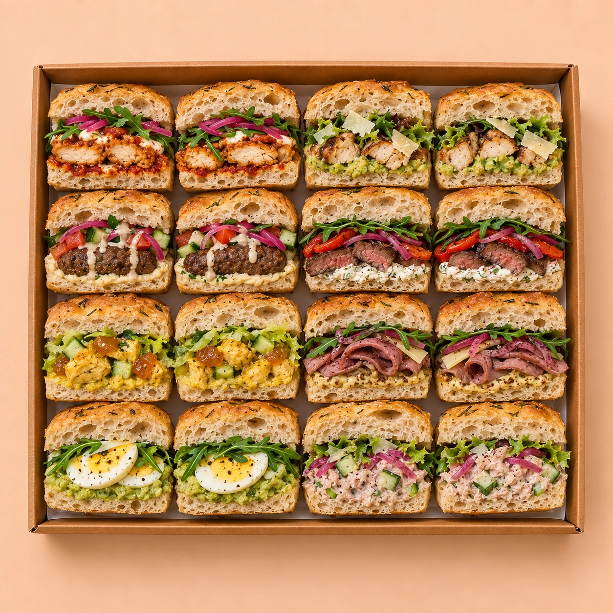10 Mini Focaccias of Your Choice